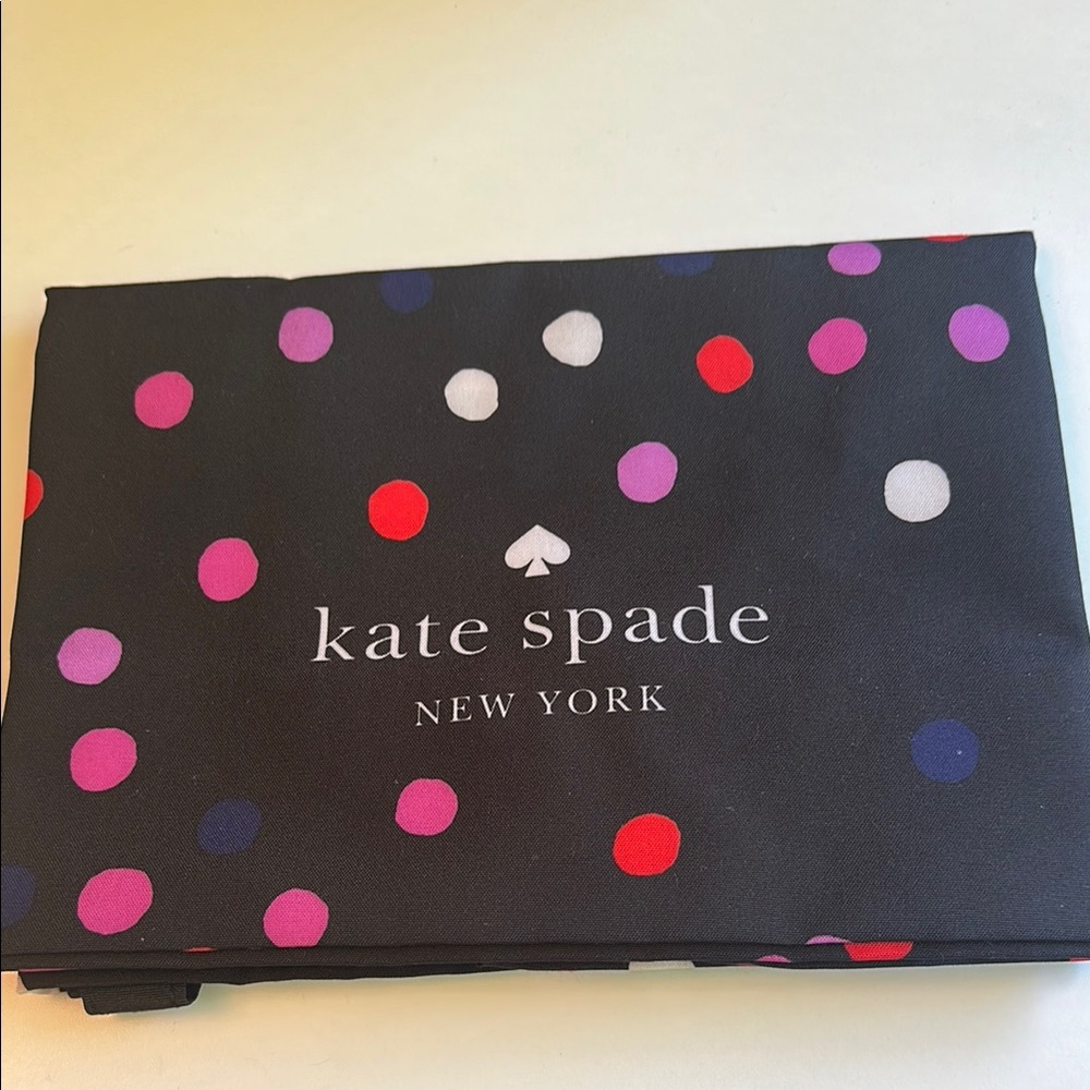 Kate Spade Polka Dot canvas tote bag
